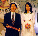 MATSUDA Youji (Ashitaka) and ISHIDA Yuriko (Mononoke Hime)