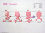 Model sheet for Baby Herman