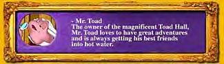 Eric Blore is Mr. Toad