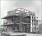 The Anaheim mansion in progress